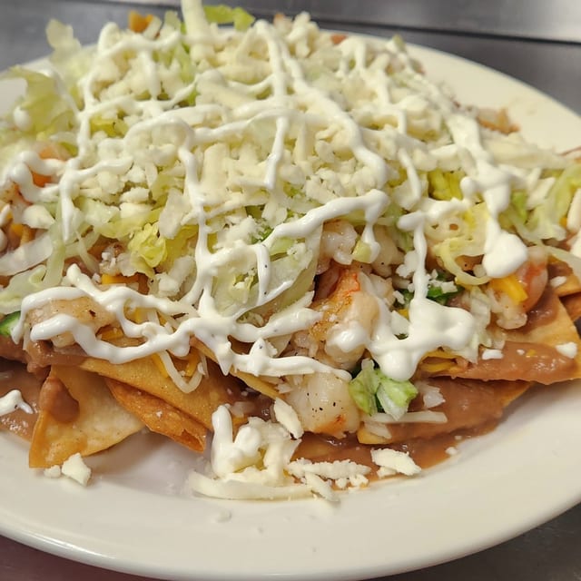 Chicken Nachos.