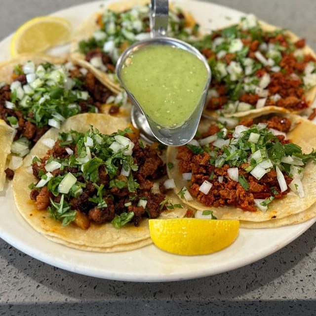 Tacos Mexican Style.