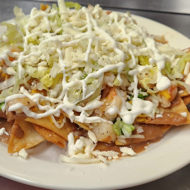 Chorizo Nachos.