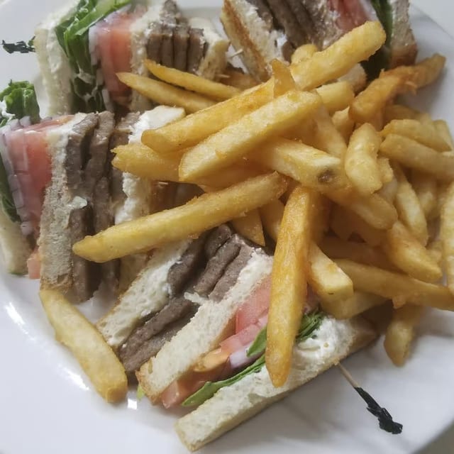 The Spartan Club Sandwich.